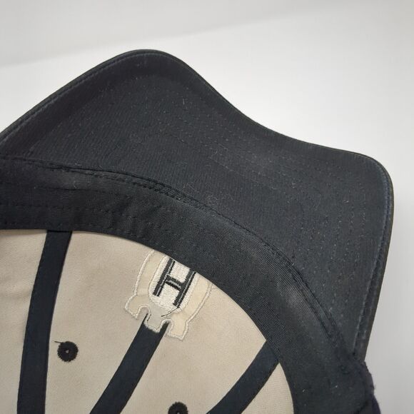 Husqvarna Strapback Hat Black One Size Adjustable Embroidered Port Authority - Picture 7 of 8